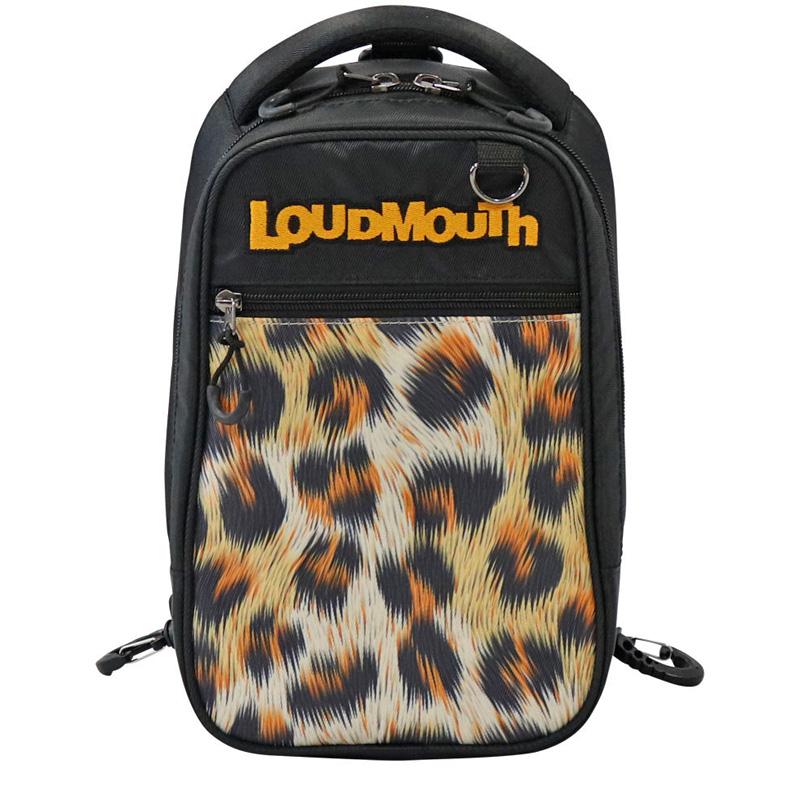 キャディバッグ LOUDMOUTH9型 ファジーレオパード コンビニエンス