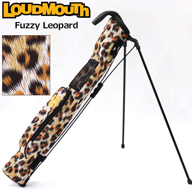 ラウドマウス セルフスタンドキャリーバッグ Fuzzy Leopard ファジーレオパード LM-CC0005 772985(334) 日本規格  RCBR Loudmouth Self Stand Bag 派手 な 柄 | LOUDMOUTH
