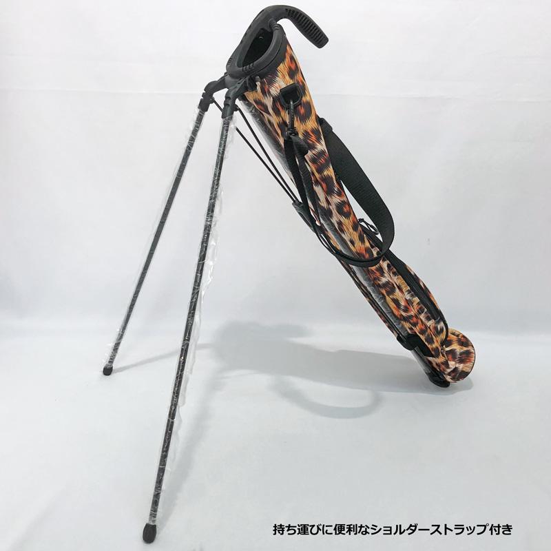 ラウドマウス セルフスタンドキャリーバッグ Fuzzy Leopard ファジーレオパード LM-CC0005 772985(334) 日本規格  RCBR Loudmouth Self Stand Bag 派手 な 柄 | LOUDMOUTH | 01