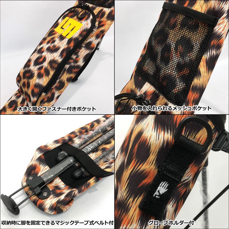 ラウドマウス セルフスタンドキャリーバッグ Fuzzy Leopard ファジーレオパード LM-CC0005 772985(334) 日本規格  RCBR Loudmouth Self Stand Bag 派手 な 柄 | LOUDMOUTH | 03