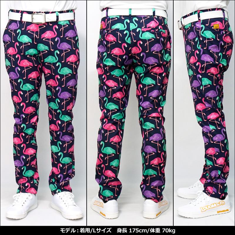 新品Loudmouthラウドマウス ゴルフメンズロングパンツワイルドフラミンゴズ LOUDMOUTH（ラウドマウスゴルフ） ラウドマウス メンズ ロングパンツ