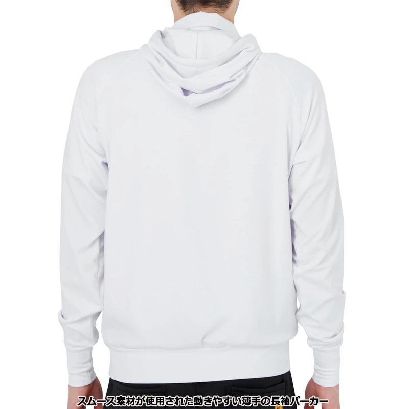 ラウドマウス メンズ 吸汗速乾 長袖 パーカー White ホワイト 762401(999) 春 秋 日本規格 RAAR Loudmouth メンズウェア ゴルフウェア フーディー DEC3 | LOUDMOUTH | 01