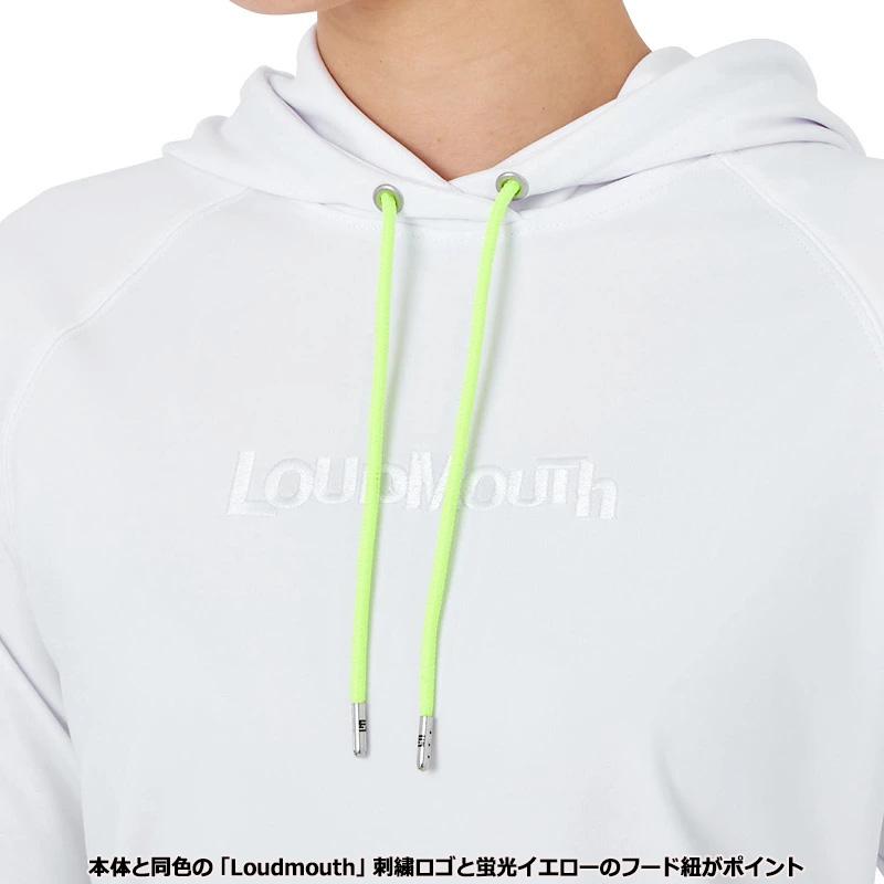 ラウドマウス レディース 吸汗速乾 長袖 パーカー White ホワイト 762451(999) 春 秋 日本規格 RAAR Loudmouth ゴルフウェア フーディー DEC3 | LOUDMOUTH | 03
