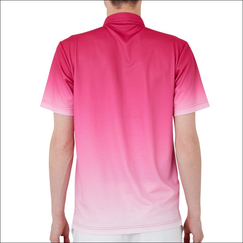 LOUDMOUTH ラウドマウス メンズ 接触冷感 半袖 ポロシャツ Pink