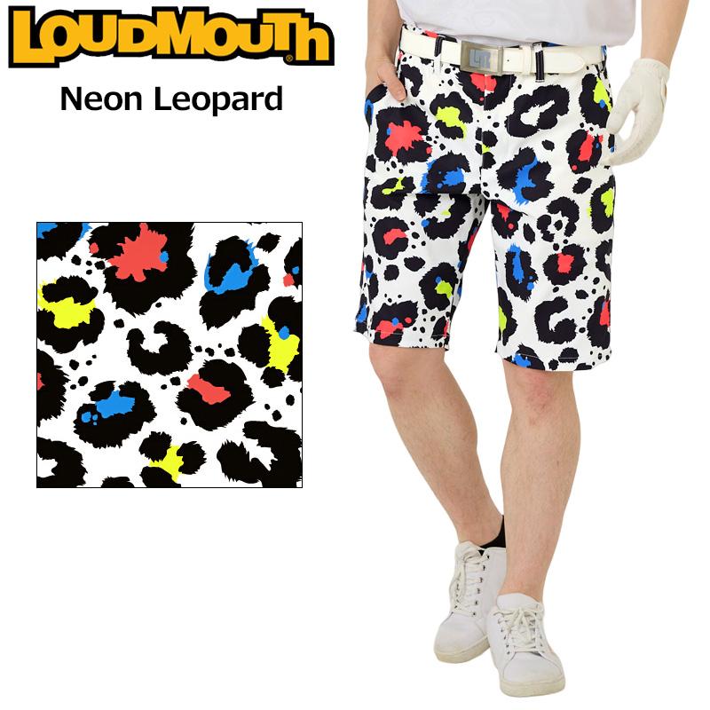 ラウドマウス メンズ ショートパンツ ストレッチ Neon Leopard ネオンレオパード 763302(352) 日本規格 SAAR Loudmouth ゴルフウェア 派手 MAY2 | LOUDMOUTH