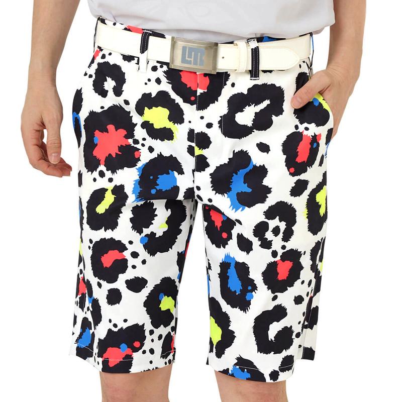 ラウドマウス メンズ ショートパンツ ストレッチ Neon Leopard ネオンレオパード 763302(352) 日本規格 SAAR Loudmouth ゴルフウェア 派手 MAY2 | LOUDMOUTH | 01