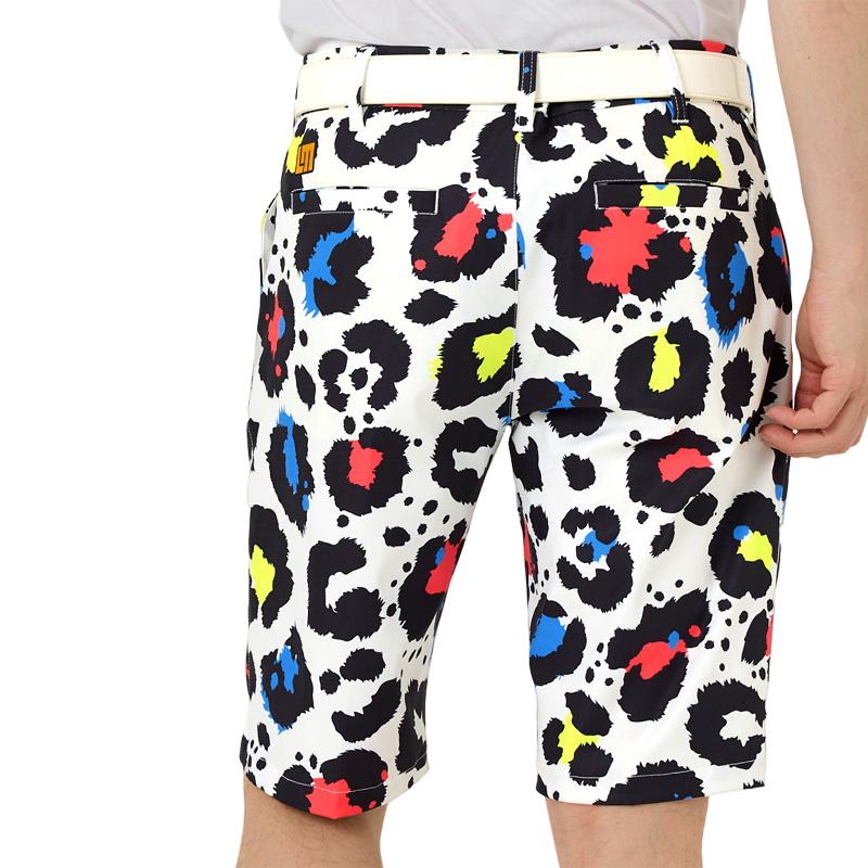 ラウドマウス メンズ ショートパンツ ストレッチ Neon Leopard ネオンレオパード 763302(352) 日本規格 SAAR Loudmouth ゴルフウェア 派手 MAY2 | LOUDMOUTH | 02
