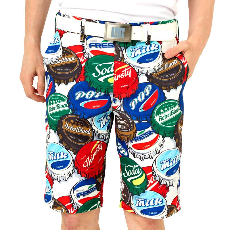 ラウドマウス メンズ ショートパンツ ストレッチ Retro Crown レトロクラウン 763302(354) 日本規格 SAAR Loudmouth ゴルフウェア 派手 MAY2 | LOUDMOUTH | 01