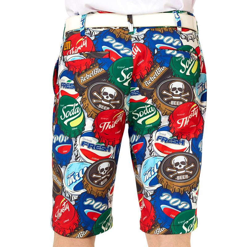 ラウドマウス メンズ ショートパンツ ストレッチ Retro Crown レトロクラウン 763302(354) 日本規格 SAAR Loudmouth ゴルフウェア 派手 MAY2 | LOUDMOUTH | 02