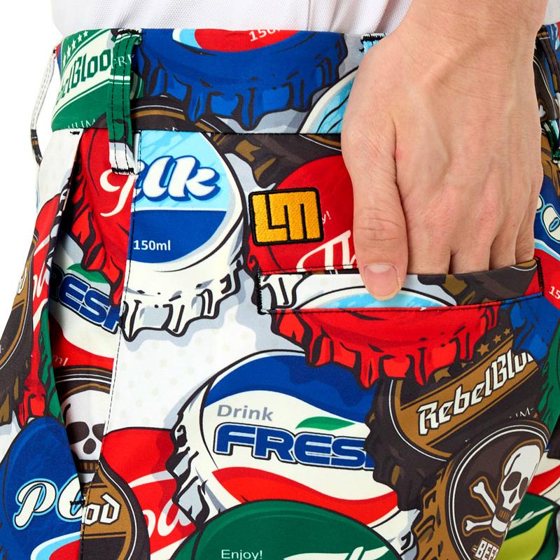 ラウドマウス メンズ ショートパンツ ストレッチ Retro Crown レトロクラウン 763302(354) 日本規格 SAAR Loudmouth ゴルフウェア 派手 MAY2 | LOUDMOUTH | 07