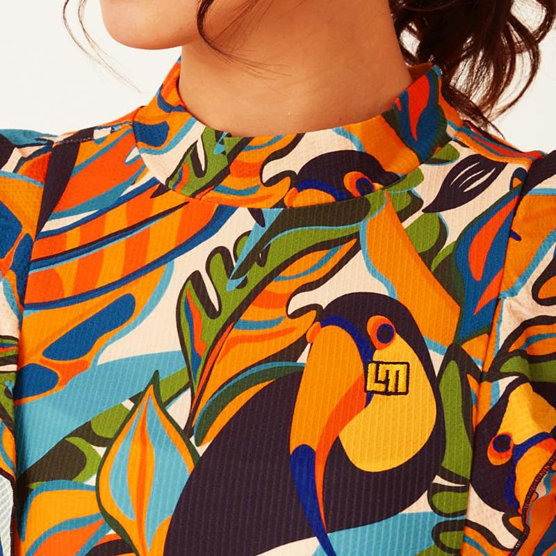 LOUDMOUTH ラウドマウス レディース モックネック フリル