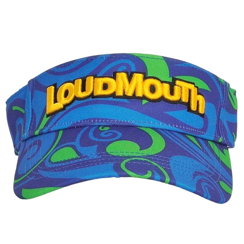 ラウドマウス バイザー フローレッセントマーブル 763903(353) 日本規格 SAAR Loudmouth 帽子 派手 サンバイザー メンズ レディース VISOR APR1 | LOUDMOUTH | 01