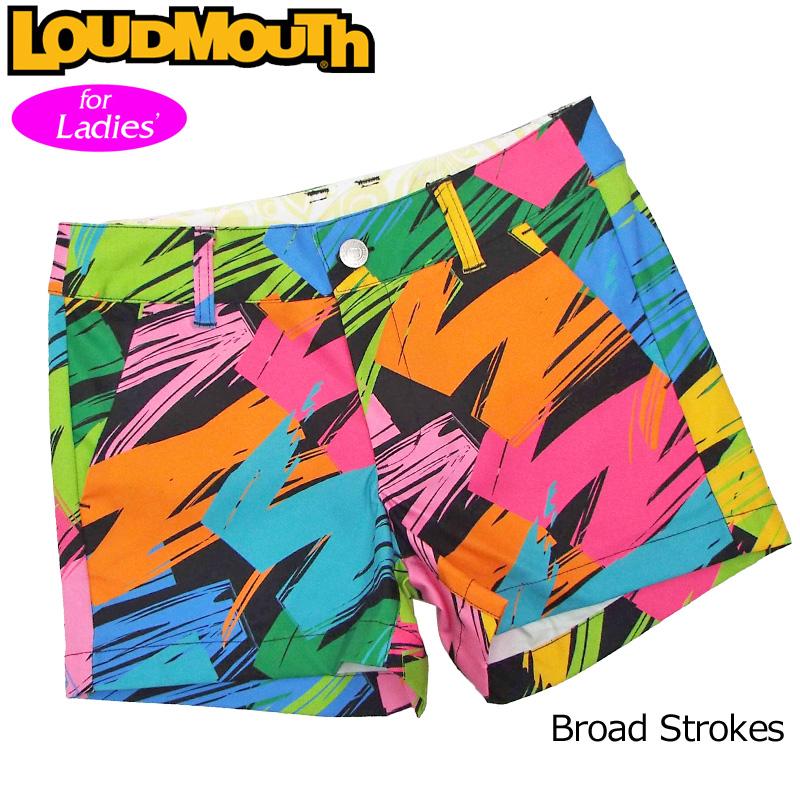 レディース ラウドマウス ミニパンツ ブロードストロークス 769361(184) ZAAQ Loudmouth ゴルフウェア ボトムス 派手な | LOUDMOUTH