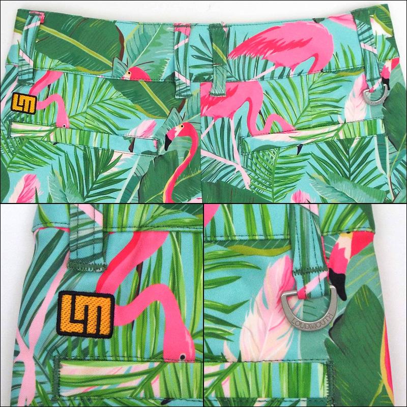 LOUDMOUTH/ラウドマウス ゴルフウェア 総柄 ストレッチ UVカット