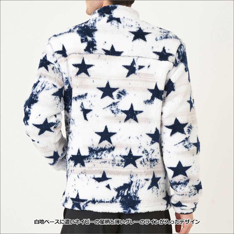 ラウドマウス メンズ ボアフリース ジャケット ホワイト 裏蓄熱 ストレッチ 防寒 寒さ対策 772202(999) 日本規格 RCBR Loudmouth アウター ブルゾン | LOUDMOUTH | 01