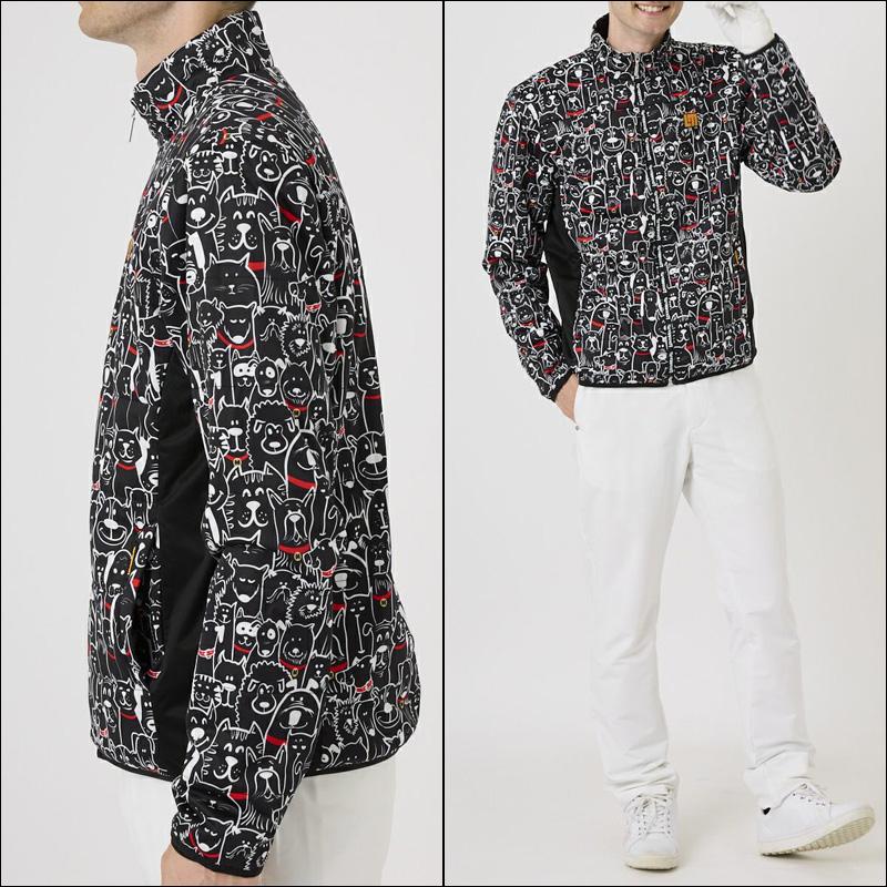 ラウドマウス メンズ 中綿 ジャケット マッツレッドカラーズブラック 772207(341) 日本規格 RCBR Loudmouth ブルゾン ゴルフ ウェア 中綿ジャケット | LOUDMOUTH | 02