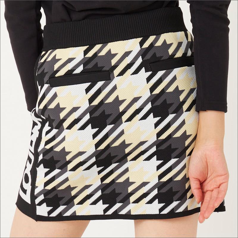 ラウドマウス レディース 裏蓄熱 軽量 ニット スカート Black ブラック 772360(998) 防寒 日本規格 RCBR スコート ボトムス Loudmouth ゴルフウェア NOV1 | LOUDMOUTH | 02