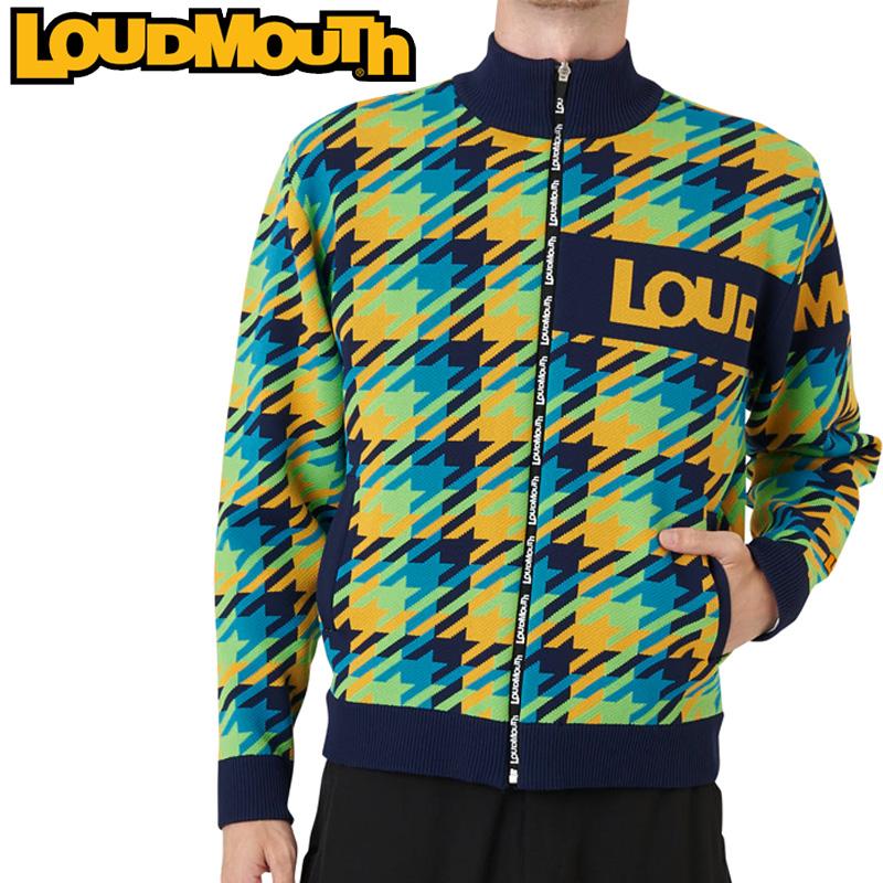 L L LOUDMOUTH グラフィックジップアップジャンパー