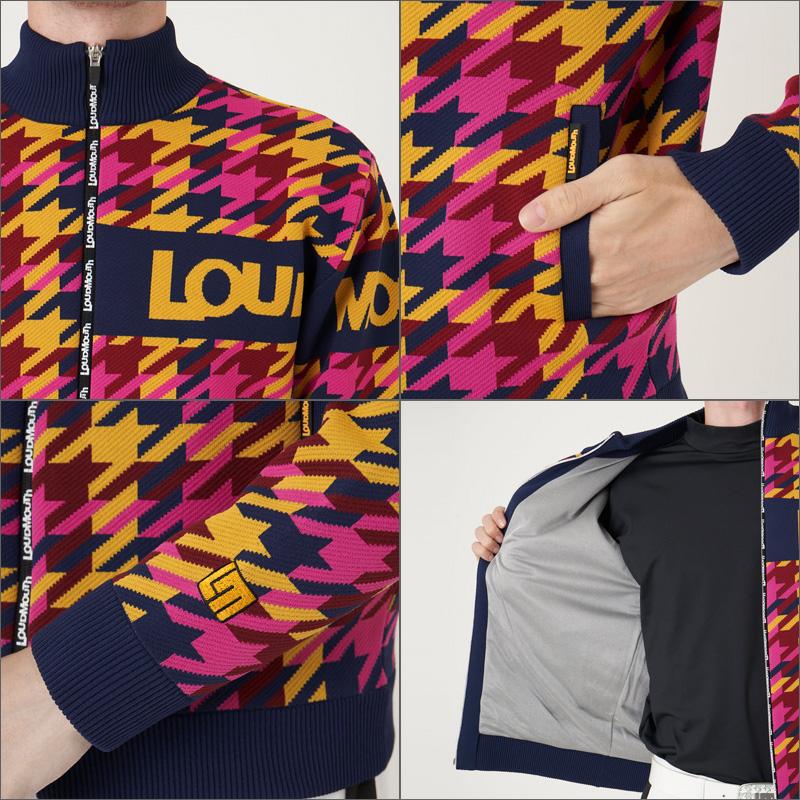 LOUDMOUTH（ラウドマウスゴルフ） ラウドマウス メンズ 裏蓄熱 ニット