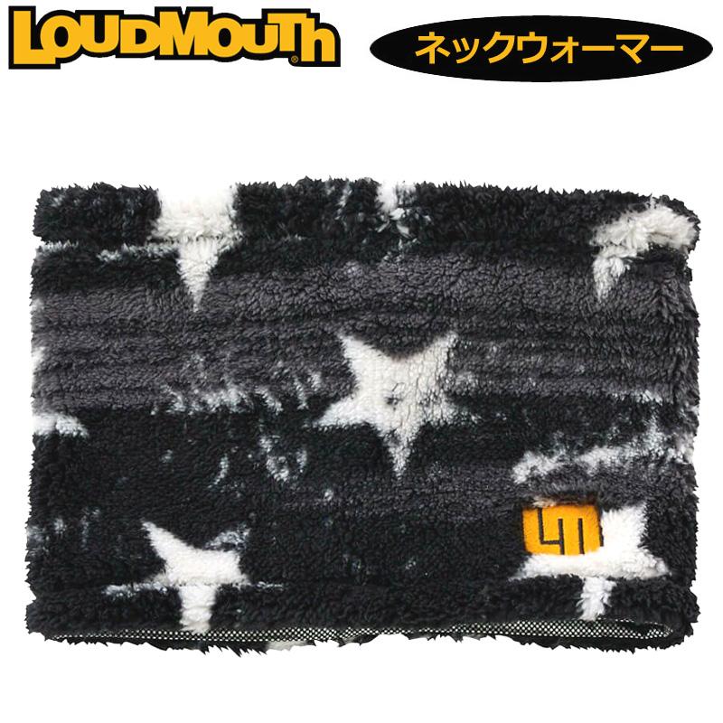 ラウドマウス ボア フリース ネックウォーマー ブラック 772903(998) 防寒 メール便発送 日本規格  RCBR Loudmouth ゴルフウェア メンズ レディース NOV2 | LOUDMOUTH