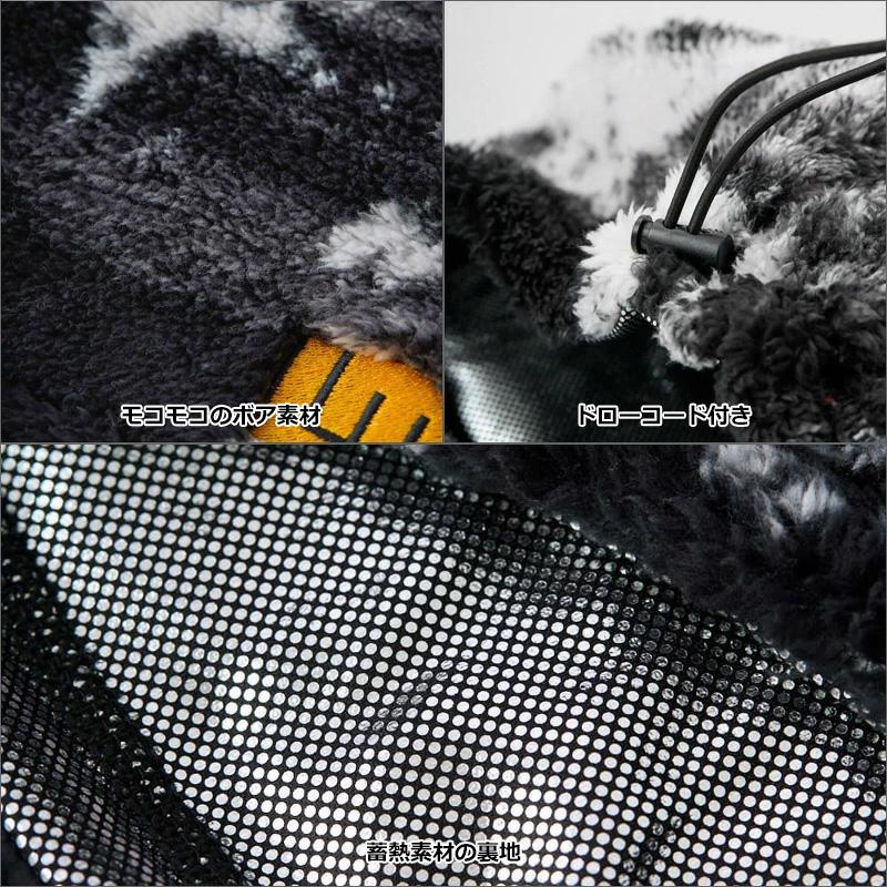 ラウドマウス ボア フリース ネックウォーマー ブラック 772903(998) 防寒 メール便発送 日本規格  RCBR Loudmouth ゴルフウェア メンズ レディース NOV2 | LOUDMOUTH | 02