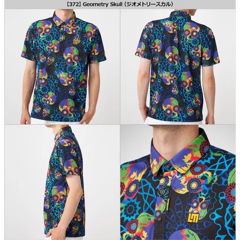 LOUDMOUTH ラウドマウス メンズ 半袖 ポロシャツ 吸汗速乾 UV