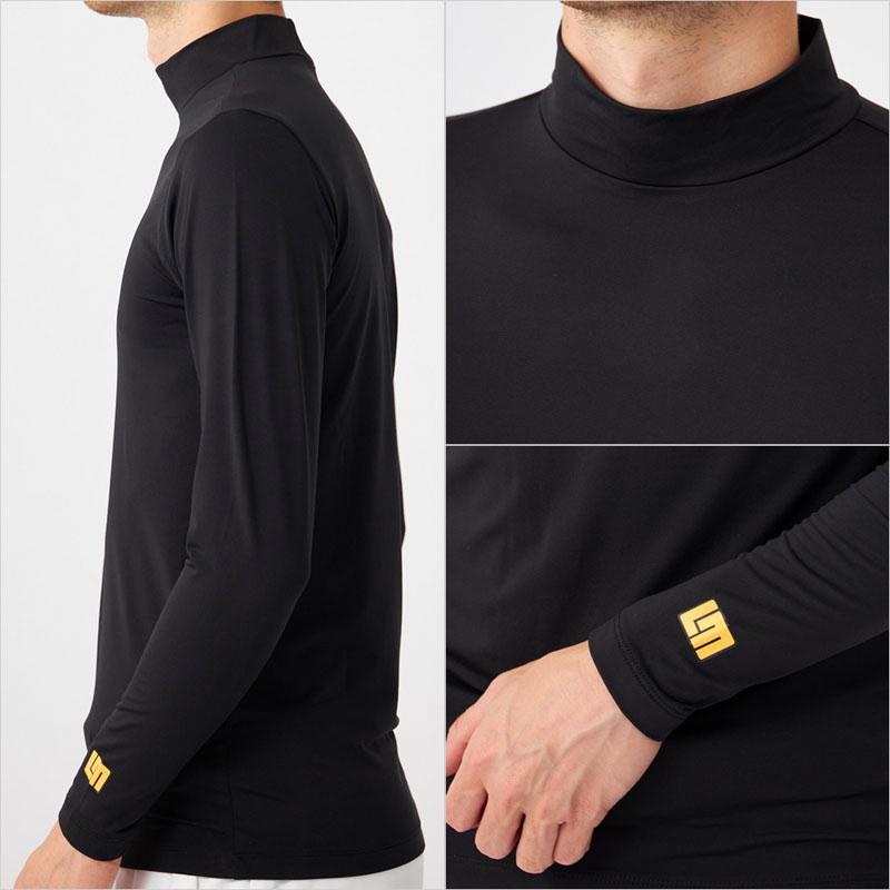 LOUDMOUTH ラウドマウス メンズ モックネック 長袖 シャツ 蓄熱 裏微