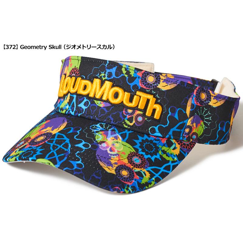 ラウドマウス ツイル サンバイザー 773922 日本規格 SCBR Loudmouth 刺繍 バイザー 帽子 総柄 派手 派手な 個性 目立つ メンズ レディース | LOUDMOUTH | 02