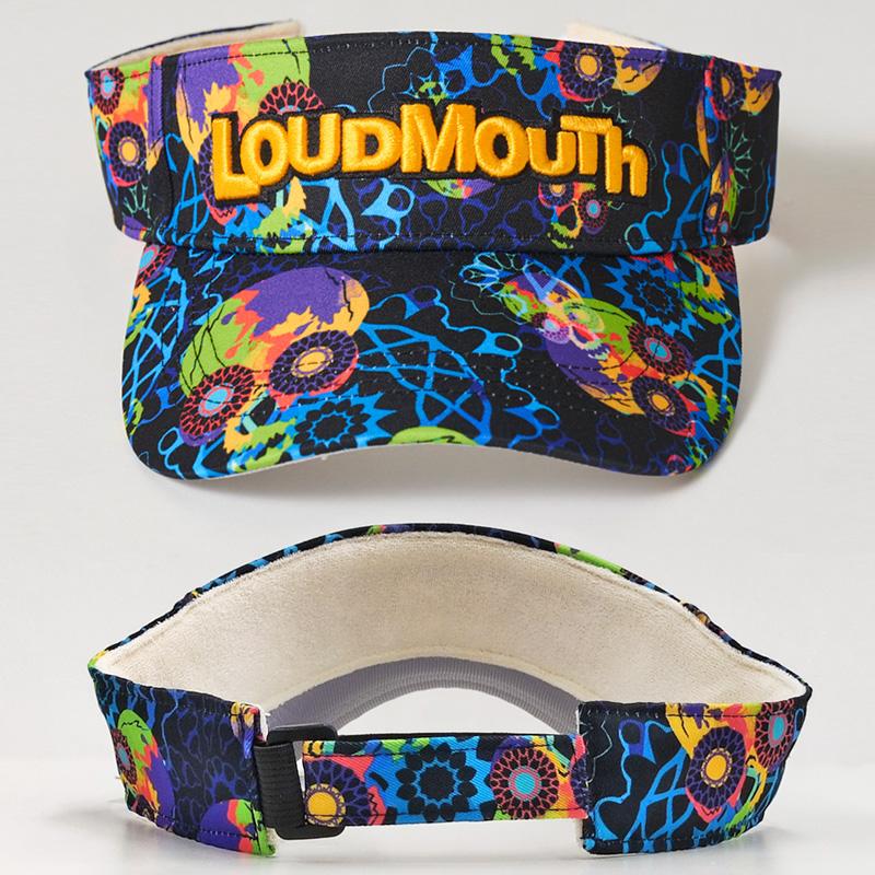 ラウドマウス ツイル サンバイザー 773922 日本規格 SCBR Loudmouth 刺繍 バイザー 帽子 総柄 派手 派手な 個性 目立つ メンズ レディース | LOUDMOUTH | 03