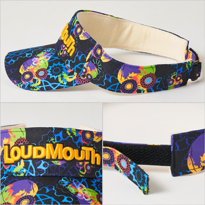 ラウドマウス ツイル サンバイザー 773922 日本規格 SCBR Loudmouth 刺繍 バイザー 帽子 総柄 派手 派手な 個性 目立つ メンズ レディース | LOUDMOUTH | 04