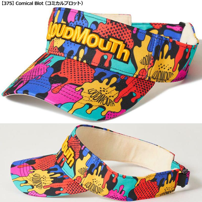 ラウドマウス ツイル サンバイザー 773922 日本規格 SCBR Loudmouth 刺繍 バイザー 帽子 総柄 派手 派手な 個性 目立つ メンズ レディース | LOUDMOUTH | 07