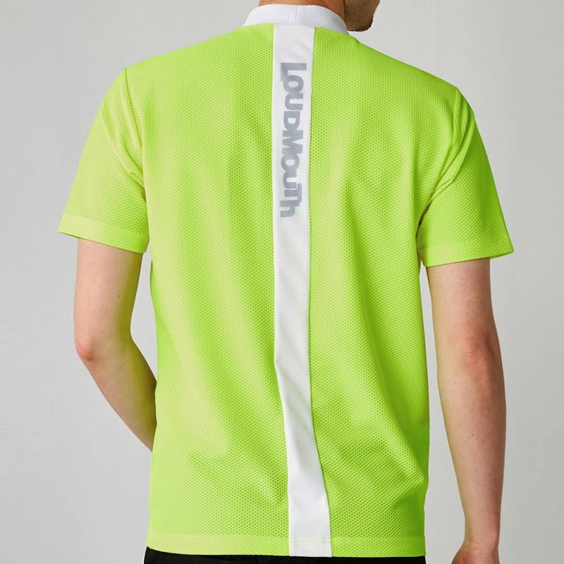 ラウドマウス 2025 メンズ UVカット モックネック 半袖シャツ 765604 日本規格 メール便発送  25SS Loudmouth モックシャツ ゴルフウェア 765-604 MAR3 | LOUDMOUTH | 02
