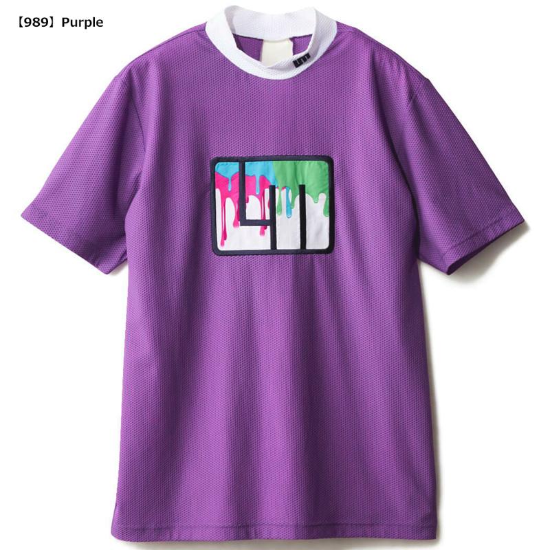 ラウドマウス 2025 メンズ UVカット モックネック 半袖シャツ 765604 日本規格 メール便発送  25SS Loudmouth モックシャツ ゴルフウェア 765-604 MAR3 | LOUDMOUTH | 03