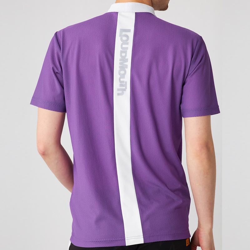 ラウドマウス 2025 メンズ UVカット モックネック 半袖シャツ 765604 日本規格 メール便発送  25SS Loudmouth モックシャツ ゴルフウェア 765-604 MAR3 | LOUDMOUTH | 04