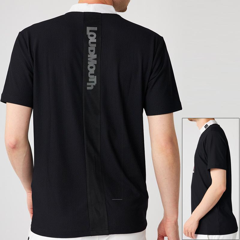 ラウドマウス 2025 メンズ UVカット モックネック 半袖シャツ 765604 日本規格 メール便発送  25SS Loudmouth モックシャツ ゴルフウェア 765-604 MAR3 | LOUDMOUTH | 06