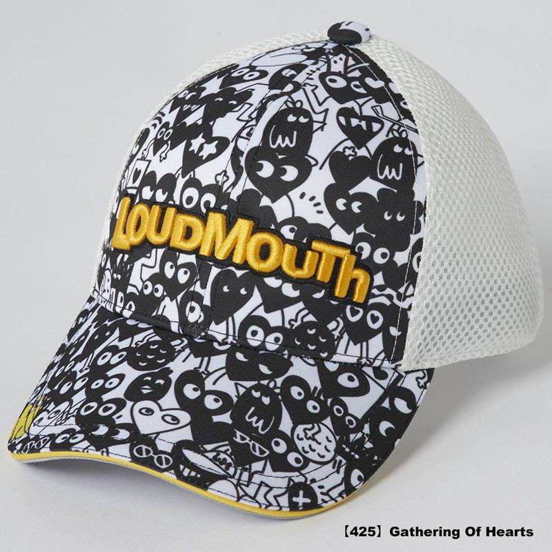 LOUD MOUTH ゴルフ ジャケット 個性派 デザイン 総柄 派手 M LOUDMOUTH ラウドマウス ブルゾン ゴルフウェア M L LL XL XXL