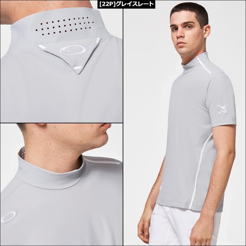 OAKLEY（オークリー） クーポン有 スカル モックネック 半袖シャツ