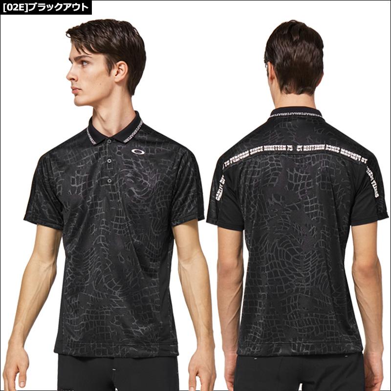 オークリー メンズ 半袖ポロシャツ 吸汗速乾 UVカット OAKLEY ACROSS JQ POLO FOA402496 春夏秋 メール便発送 QAAR Oakley ゴルフウェア_1