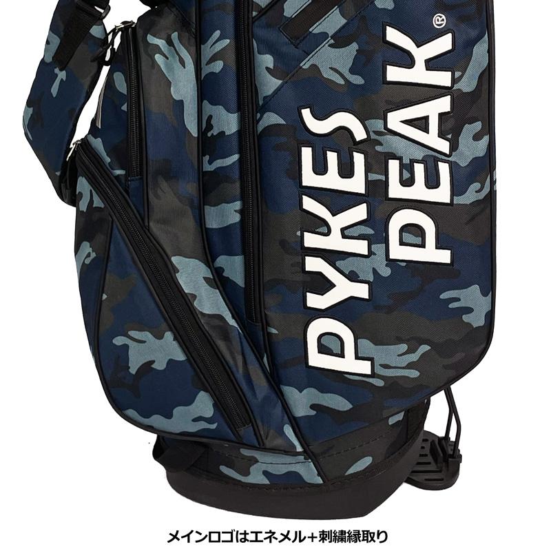 PYKES PEAK/パイクスピーク スタンド式 キャディーバック９型 新品！ PYKES PEAK（パイクスピーク） 9型 軽量 スタンドバッグ スタンド式