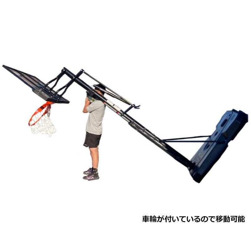 【即納/個人宅配達OK】スポルディング 54インチ バスケットボールゴール 自立式 高さ調整可 一般用/ミニバスケット用 6A1765 Spalding 2622007の画像