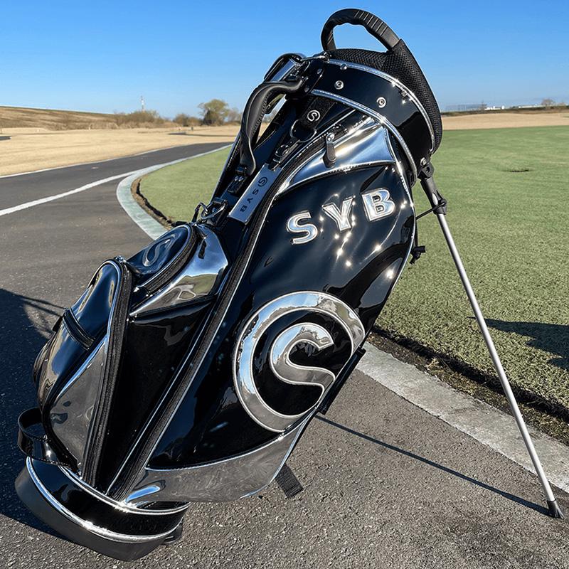 SYB 9型 エナメル スタンドバッグ ミラーブラック TAAR スタンド式