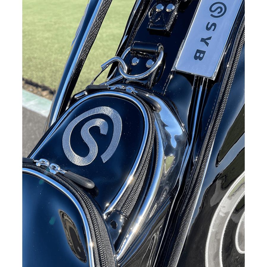 SYB 9型 エナメル スタンドバッグ ミラーブラック TAAR スタンド式