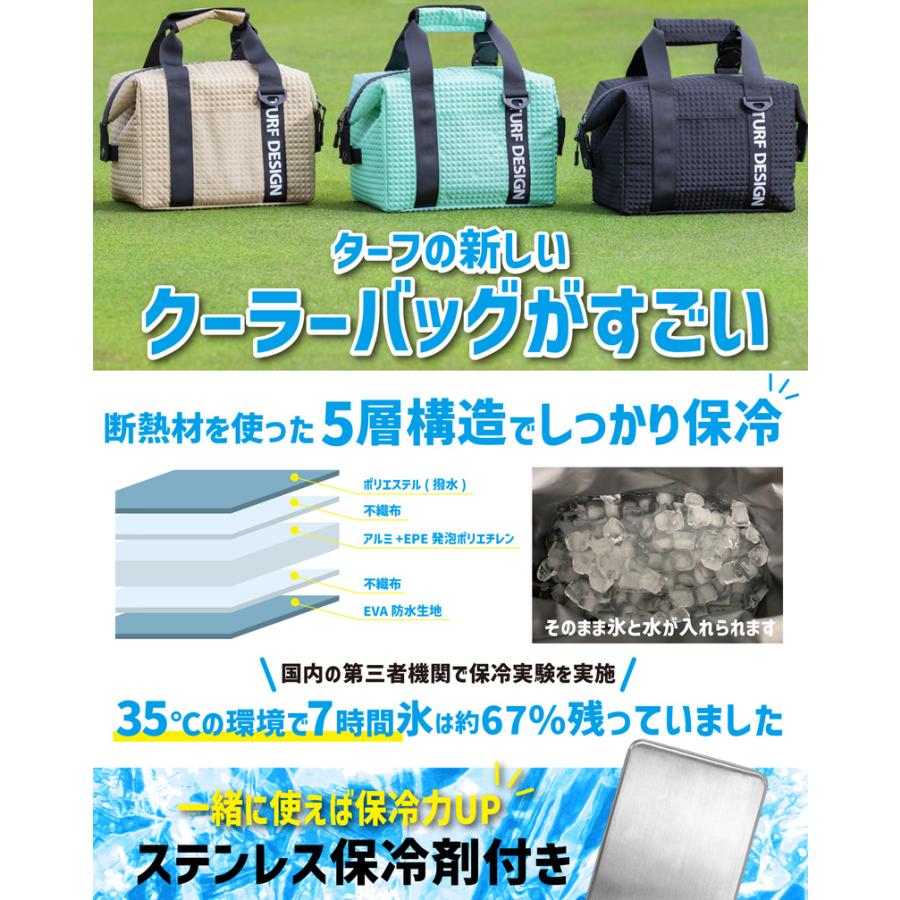 TURF DESIGN ターフデザイン 2026 ソフトクーラーバッグ ステンレス製