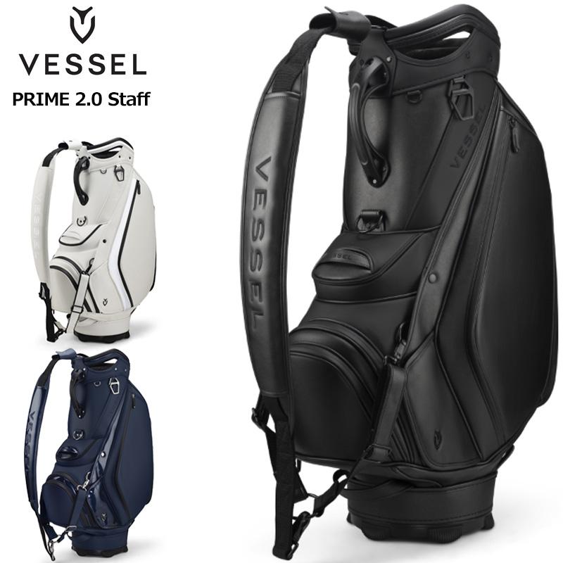 VESSEL PRIME Staff プライムスタッフ【10型 スタッフバッグ】 VESSEL クーポン有 ベゼル 10型 キャディバッグ PRIME 2.0 Staff