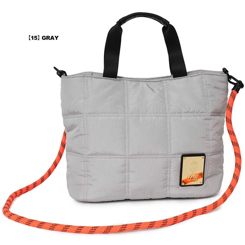V12 ゴルフ キルティング ミニトートバッグ ロープショルダー付 QUILT CART BAG V122520-BG05 ヴィ・トゥエルヴ  UCBR カートバッグ ロゴ V12GOLF OCT2の画像