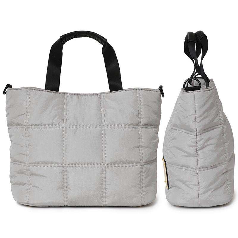 V12 ゴルフ キルティング ミニトートバッグ ロープショルダー付 QUILT CART BAG V122520-BG05 ヴィ・トゥエルヴ  UCBR カートバッグ ロゴ V12GOLF OCT2の画像