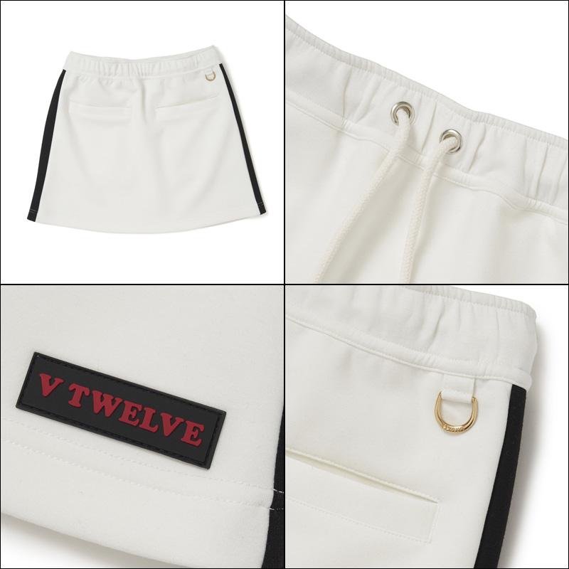 V12（ヴィ・トゥエルヴ） ゴルフ レディース スカート サイドライン 