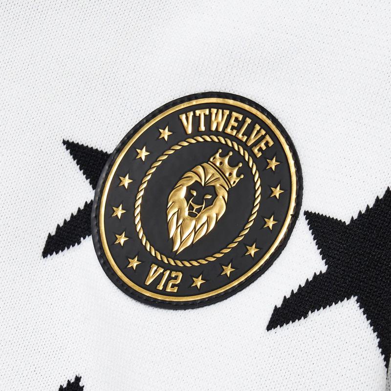 V12 ゴルフ レディース クルーネック セーター HALF STAR KNIT V122220-KN03 ヴィ・トゥエルヴ RCBR ゴルフウェア アウター トップス 星 スター GOLF NOV3_3