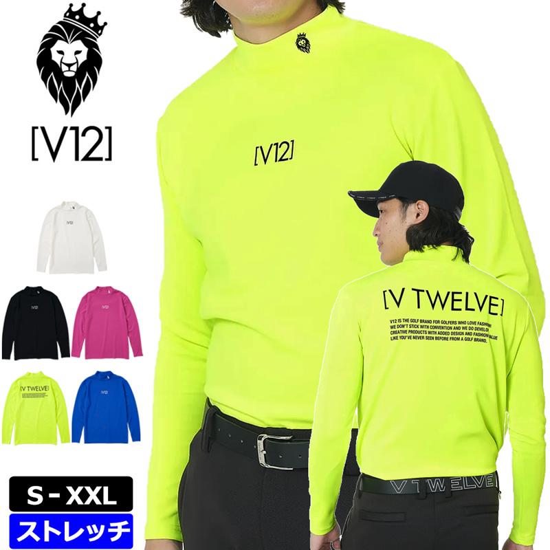新品正規品【V12/L】LX LOGO MOCK長袖モックネックシャツカットソー ゴルフ 新品正規品【V12/L】LX LOGO MOCK長袖モックネックシャツカットソー