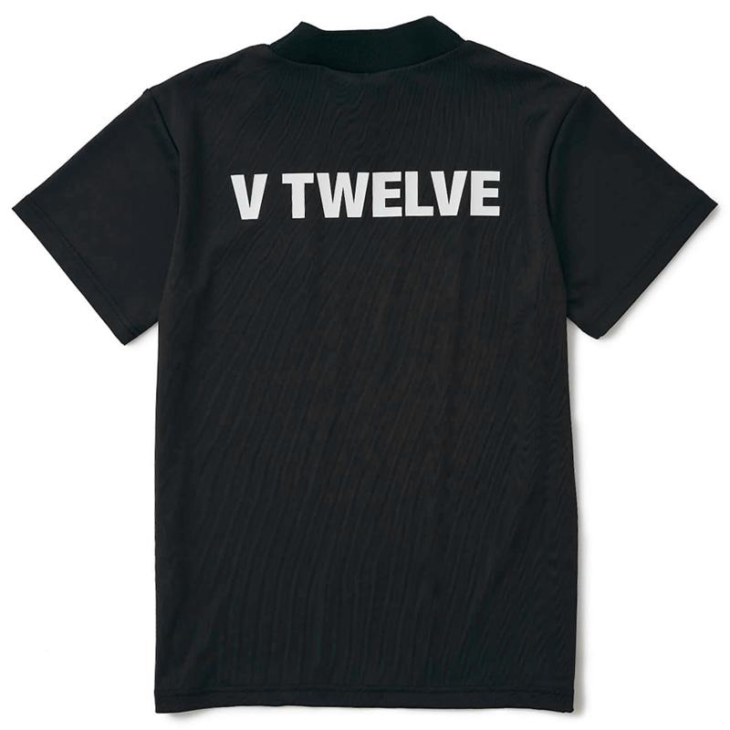 V12 ゴルフ レディース 半袖 モックネック シャツ JACQUARD NECK MOCK V122410-MK15 ヴィ・トゥエルヴ TAAR ウェア おしゃれ モックシャツ V12 GOLF_6